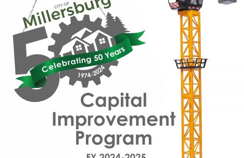 2024 CIP Cover showing toy crane holding new City logo