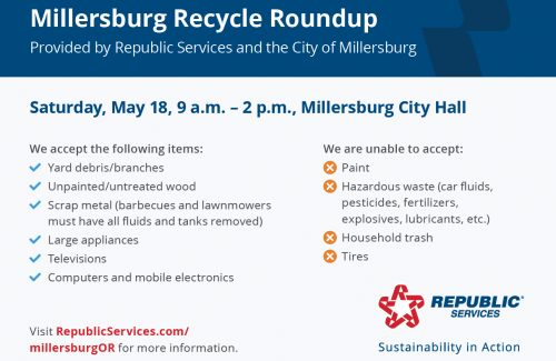 Millersburg Recycle Roundup - 5-18-2024