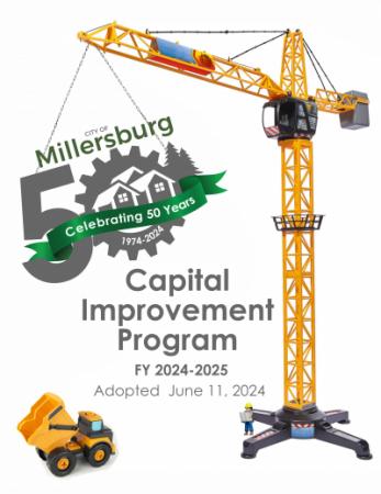 2024 CIP Cover showing toy crane holding new City logo