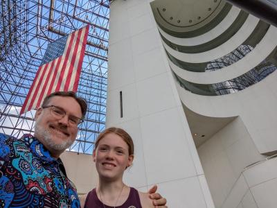 Matt Straite and his daughter, Regan